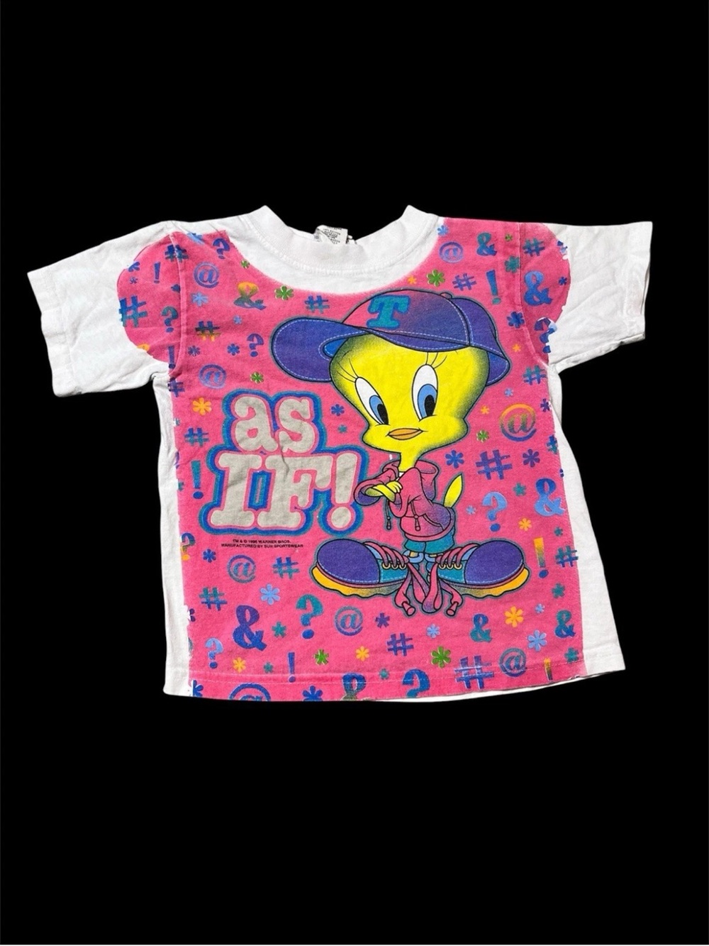 Vintage 1996 Looney Tunes Tweety Bird Children’s Girls Shirt